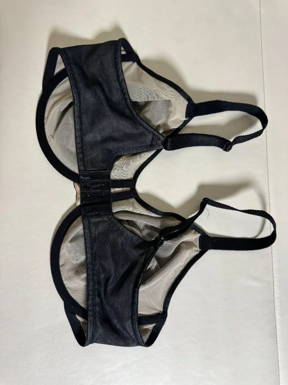 Wacoal Womens Black Underwire Bra Size 38DD Unlined